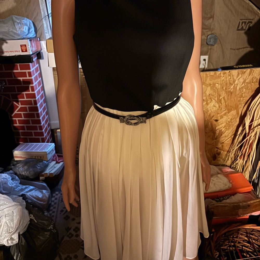 Women’s Charter Club Elegant Black and Ivory Dress Size 6 Petite